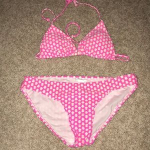 Pink bikini set
